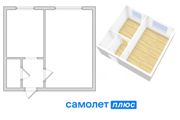 
  Продается 1-комн. квартира, 30.7 м², Пролетарская ул, д. 26
. Фото 2.