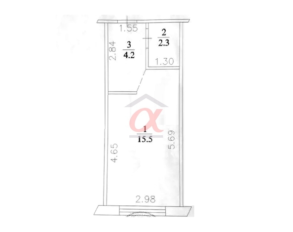 
  Продается 1-комн. квартира, 22.1 м², Октябрьский пр-кт, д. 44
. Фото 12.