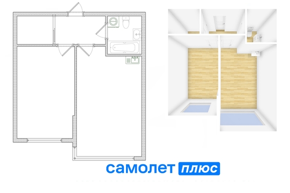 
  Продается 2-комн. квартира, 44.7 м², ЖК Мичуринская аллея, дом 58 корп 4 
. Фото 17.