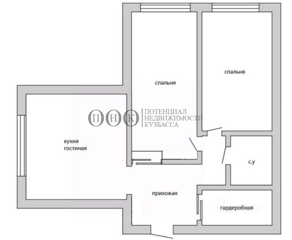 
  Продается 3-комн. квартира, 76 м², Московский пр-кт, д. 14
. Фото 17.