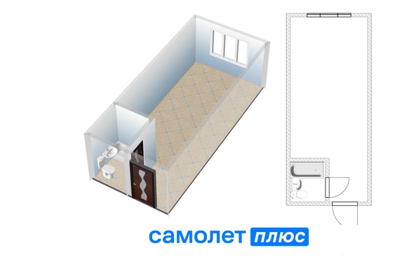 
  Продается студия, 17.1 м², Строителей б-р, д. 50
. Фото 12.