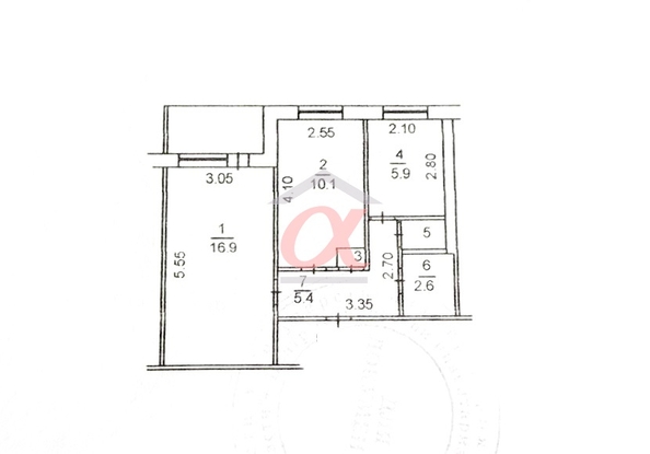 
  Продается 2-комн. квартира, 42.3 м², Тухачевского ул, д. 31г
. Фото 8.