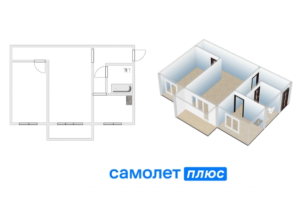 
  Продается 2-комн. квартира, 46.6 м², Коломейцева ул, д. 5
. Фото 15.