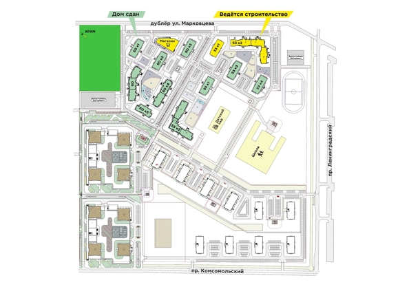 
  Продается 2-комн. квартира, 55.9 м², ЖК Верхний бульвар-2, дом 53 корп 2
. Фото 8.