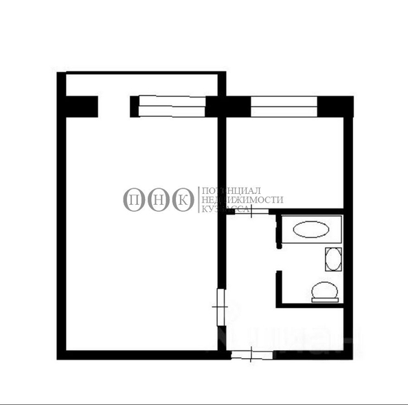 
  Продается 1-комн. квартира, 31 м², Сибиряков-Гвардейцев ул, д. 312
. Фото 13.