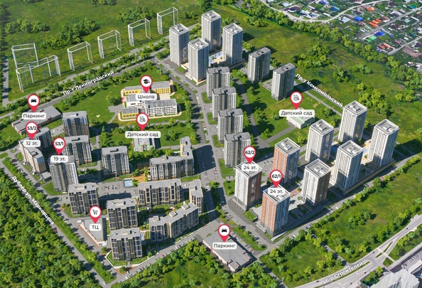 
  Продается 1-комн. квартира, 37.5 м², ЖК Верхний бульвар-2, дом 53 корп 2
. Фото 8.