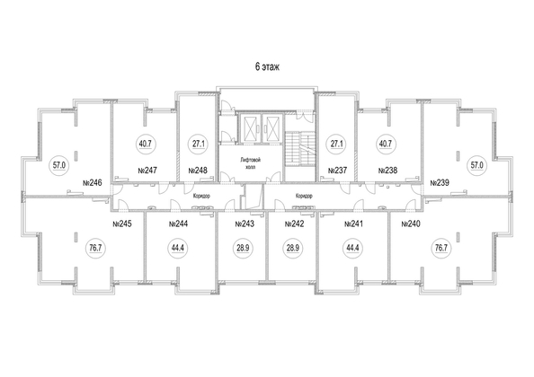 
  Продается 1-комн. квартира, 44.4 м², ЖК Новоильинка
. Фото 1.
