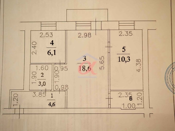 
  Продается 2-комн. квартира 45.5 м². Фото 16.