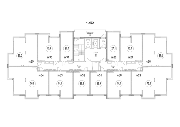 
  Продается 3-комн. квартира 76.6 м², в ЖК Сити-парк, дом 9. Фото 2.