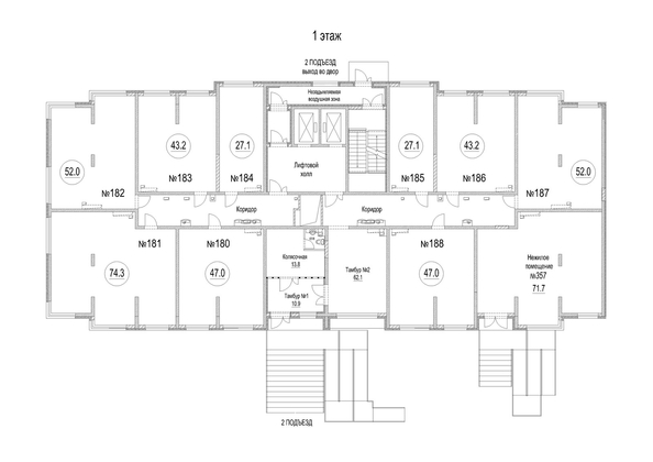 
  Продается студия 27.1 м², в ЖК Новоильинка, 1 этап. Фото 2.
