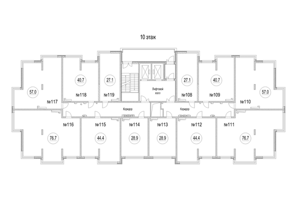 
  Продается 1-комн. квартира 44.4 м², в ЖК Новоильинка, 2 этап. Фото 1.