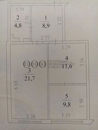 
  Продается 2-комн. квартира 57 м². Фото 14.