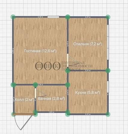 
  Продается 1-комн. квартира 31.1 м². Фото 1.