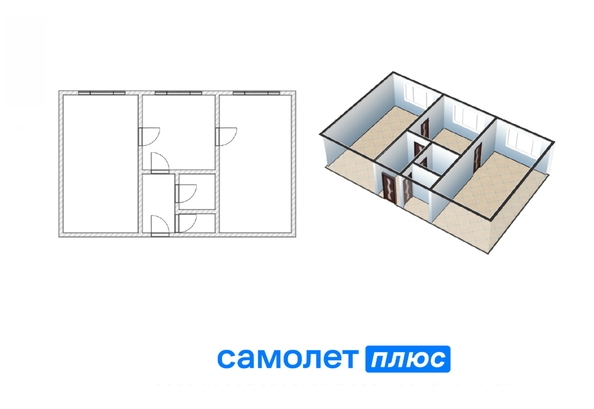 
  Продается 2-комн. квартира 50.4 м². Фото 14.