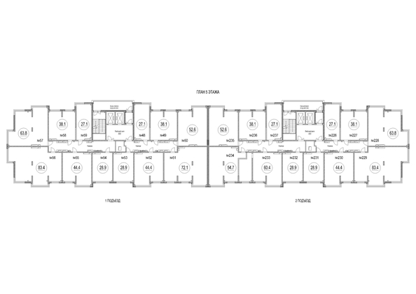 
  Продается 2-комн. квартира 52.6 м², в ЖК Сити-парк, дом 10. Фото 1.
