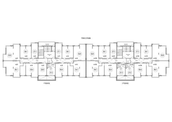 
  Продается 2-комн. квартира 60.4 м², в ЖК Сити-парк, дом 10. Фото 3.