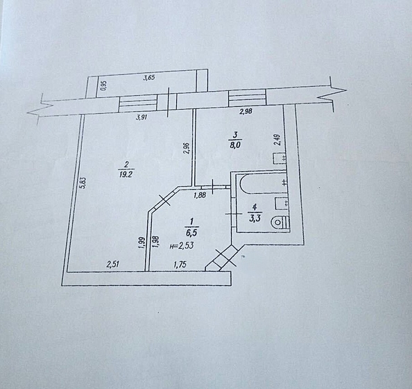 
  Продается 1-комн. квартира 37 м². Фото 14.