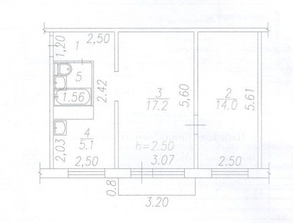 
  Продается 2-комн. квартира 44.4 м². Фото 22.
