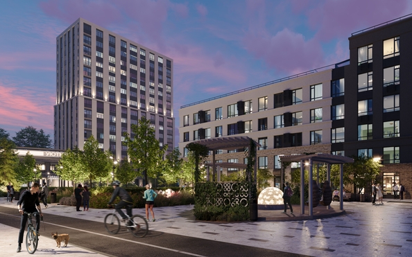 
  Продается 1-комн. квартира 33.5 м², в ЖК Уютный квартал, дом 1. Фото 25.