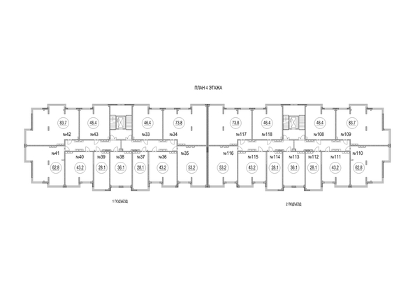 
  Продается 2-комн. квартира 62.8 м², в ЖК Солнечный бульвар, дом 23 корп 4. Фото 1.