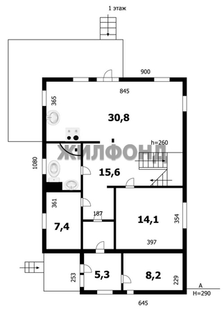 
   Продам дом, 155 м², Новолуговое

. Фото 21.