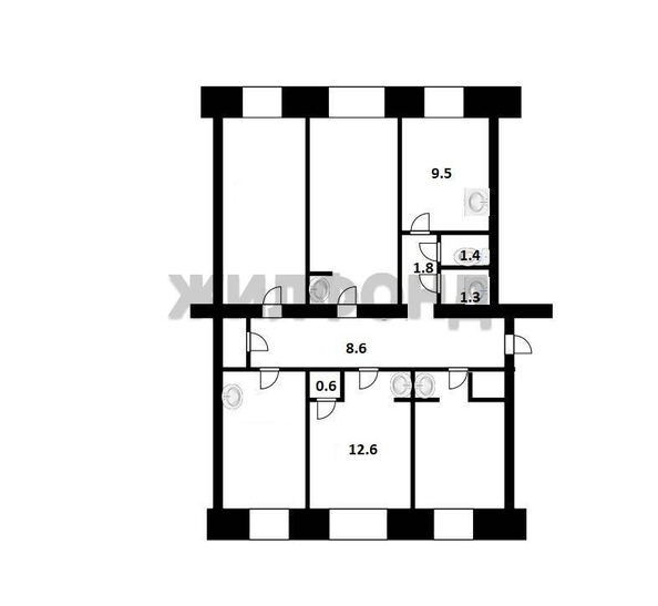 
   Продам комнату, 13.2 м², Гоголя ул, 21а

. Фото 2.
