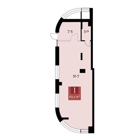 
  Продается универсальное помещение, 62.2 м², Прибрежная  ул
. Фото 2.