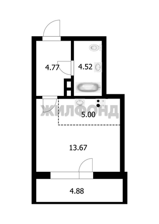 
   Продам студию, 28.1 м², Зорге ул, 229/1

. Фото 8.