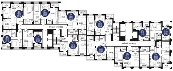
   Продам 2-комнатную, 68.77 м², Первый на Рябиновой

. Фото 1.