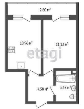 
  Продается 1-комн. квартира, 33 м², ЖК Чернышевский, корп 3.1
. Фото 18.