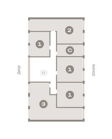 
  Продается 3-комн. квартира, 86.92 м², ЖК Европейский берег, дом 45
. Фото 1.