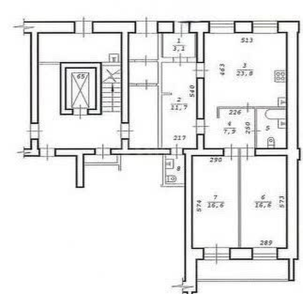 
  Продается 3-комн. квартира, 86.6 м², Холодильная ул, д. 17
. Фото 34.