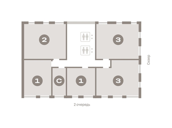 
  Продается студия, 20.03 м², ЖК Авиатор, дом 3
. Фото 6.