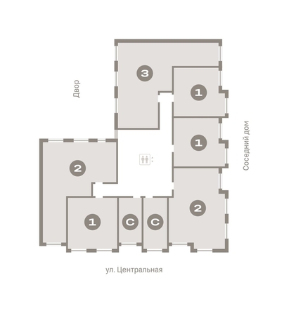 
  Продается 1-комн. квартира, 44.79 м², ЖК Пшеница, дом 2.1
. Фото 1.