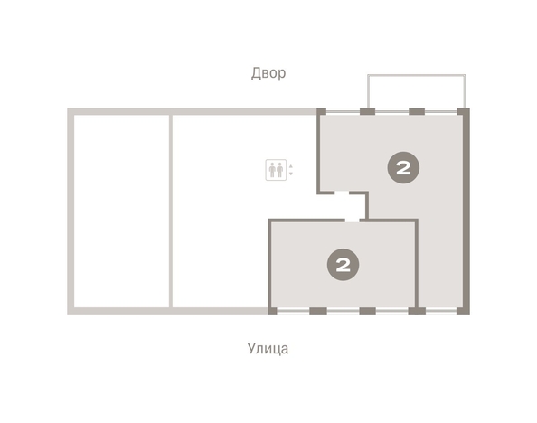 
  Продается 2-комн. квартира, 55.6 м², ЖК Лебедевский квартал, дом 1
. Фото 16.