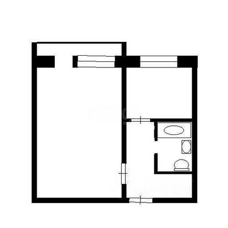 
  Сдается 1-комн. квартира, 29.4 м², Переездная ул, д. 64/1
. Фото 14.
