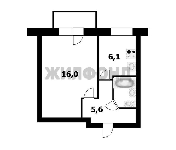 
  Продается 1-комн. квартира, 28.6 м², Палласа ул, д. 2/1
. Фото 11.
