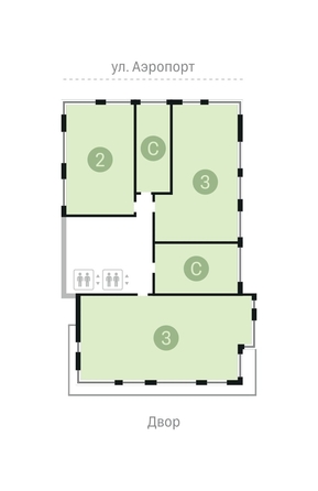 
  Продается 1-комн. квартира, 49.4 м², ЖК Авиатор, дом 1-2
. Фото 9.