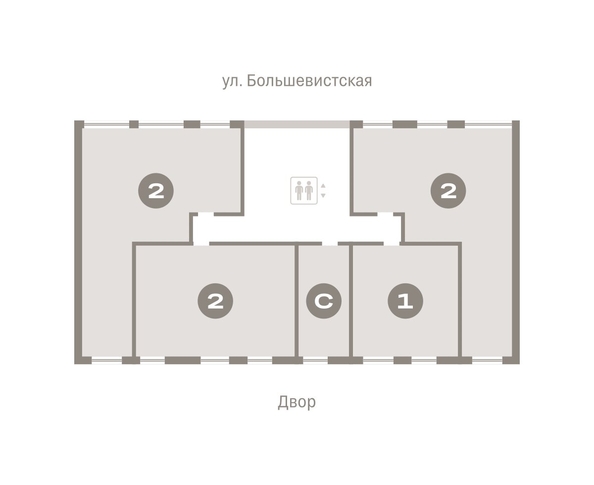 
  Продается 2-комн. квартира, 125.5 м², ЖК Европейский берег, дом 44
. Фото 1.
