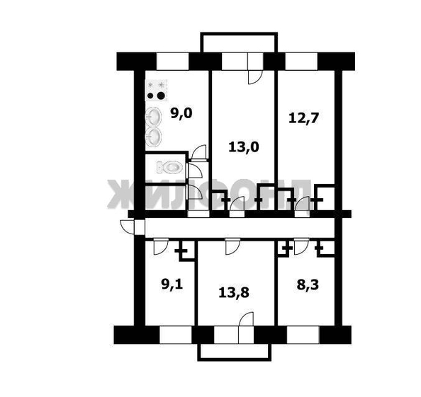 
  Продается комната, 13.8 м², Стофато ул, д. 22
. Фото 9.