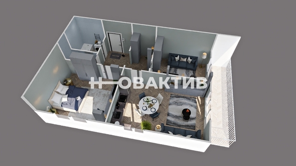
  Продается 3-комн. квартира, 72 м², Николая Сотникова ул, д. 9/1
. Фото 33.