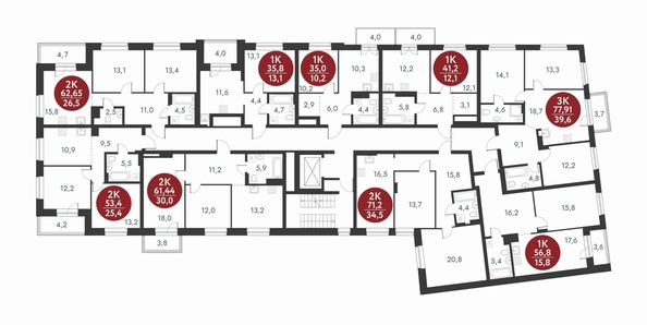 
  Продается 2-комн. квартира, 62.65 м², ЖК Скандинавские кварталы, дом 1
. Фото 1.