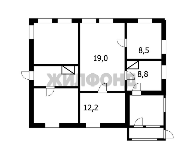 
  Продается 3-комн. квартира, 48.5 м², Береговая ул, д. 9
. Фото 2.