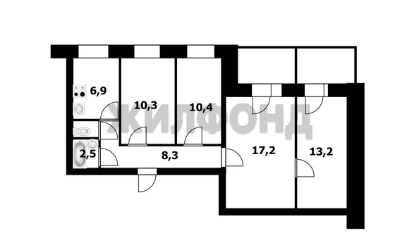 
  Продается комната, 10.3 м², Танкистов ул, д. 11
. Фото 4.