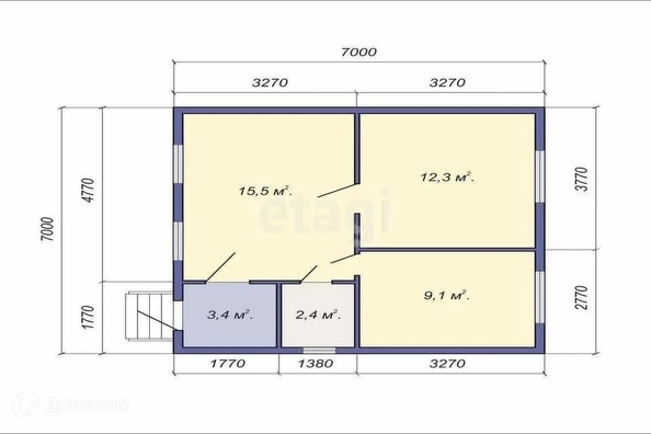 
  Продается дом, 42 м², рабочий поселок Ордынское
. Фото 18.