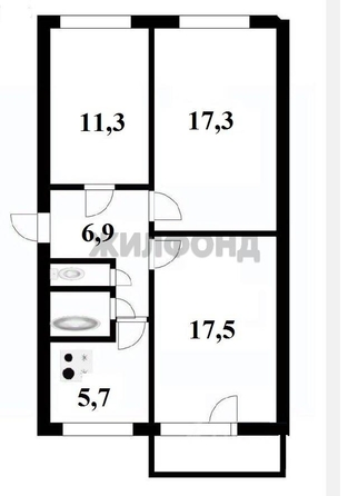 
  Продается 3-комн. квартира, 62.4 м², Фасадная ул, д. 29
. Фото 8.