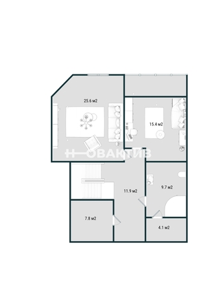 
  Продается студия, 27.6 м², Виктора Уса ул, д. 13
. Фото 4.