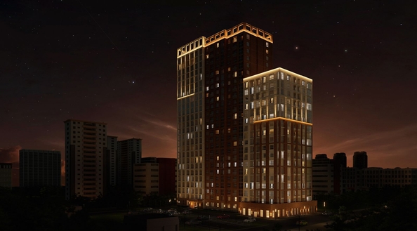 
  Продается 2-комн. квартира, 45.7 м², ЖК Державина, 50
. Фото 2.