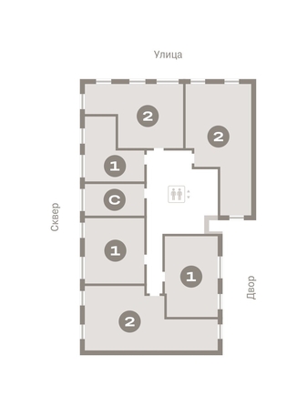 
  Продается 2-комн. квартира, 67.54 м², ЖК Пшеница, дом 4
. Фото 12.