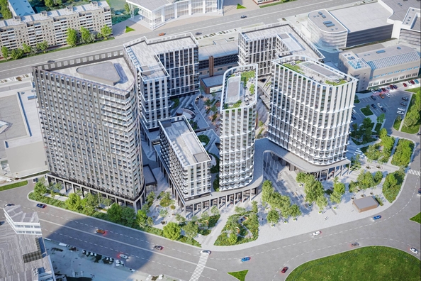 
  Продается 1-комнатный апартамент, 36.99 м², АК АЭРОН, cекция B1
. Фото 1.